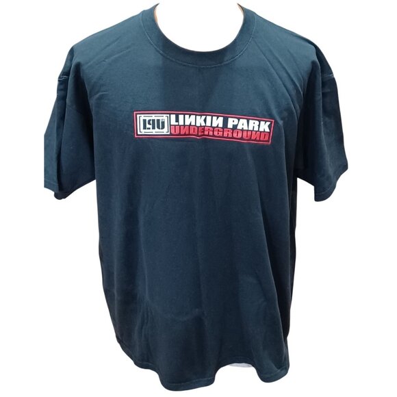 Linkin Park Underground Anvil T-Shirt Black Pre-Shrunk Cotton Mens Size 2X XXL - Picture 1 of 6
